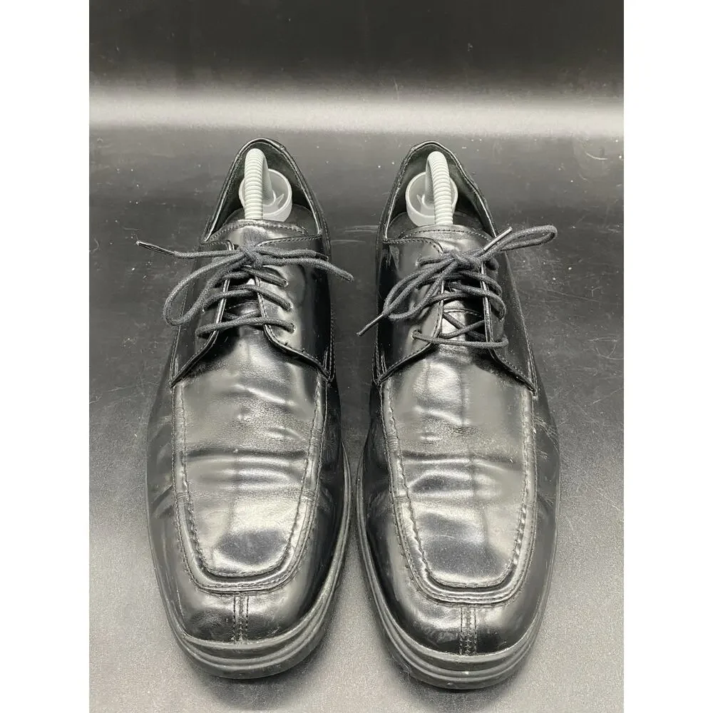 Cole Haan Men 8.5 M Air Stylar Split Ox Black Leather NikeAir C10696 Dress Shoe